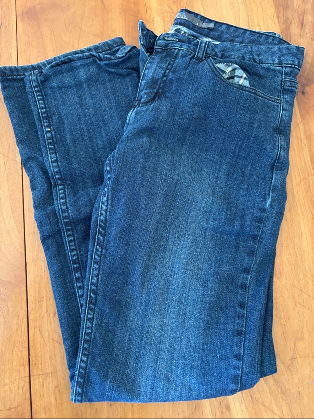 Prana Women's Straight-Leg Denim Jeans in Deep Blue